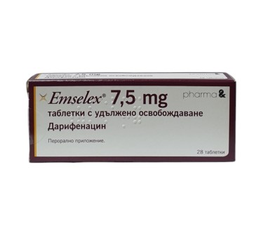 ЕМСЕЛЕКС PROLONGED-RELEASE TABLET 7.5 MG X28